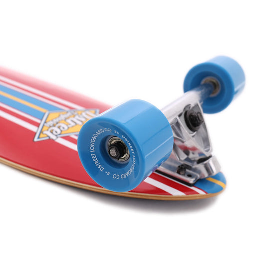 D Street 35 Pintail Ocean Complete Skateboard Cruiser Red