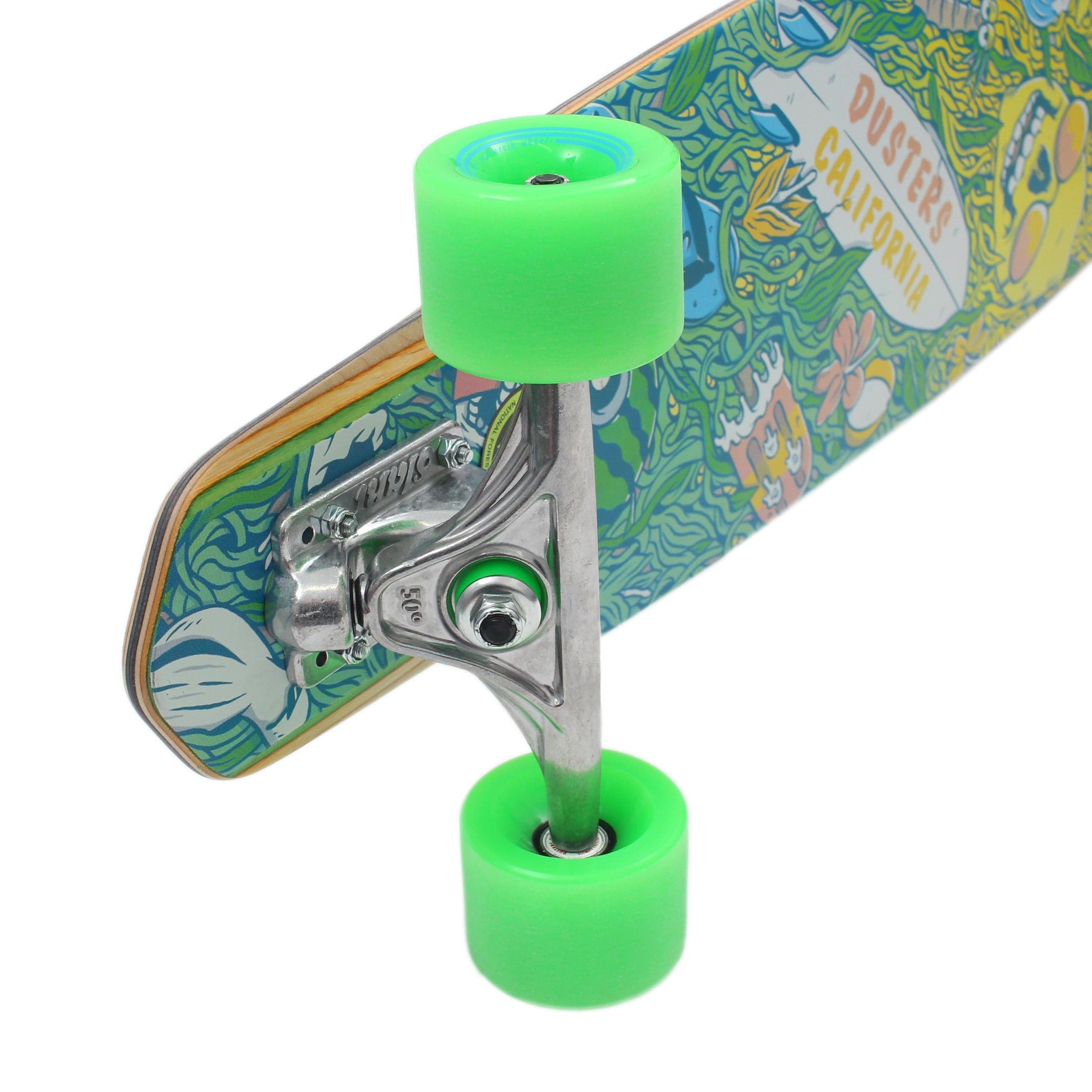 Dusters 38 Playground Longboard Green / Yellow