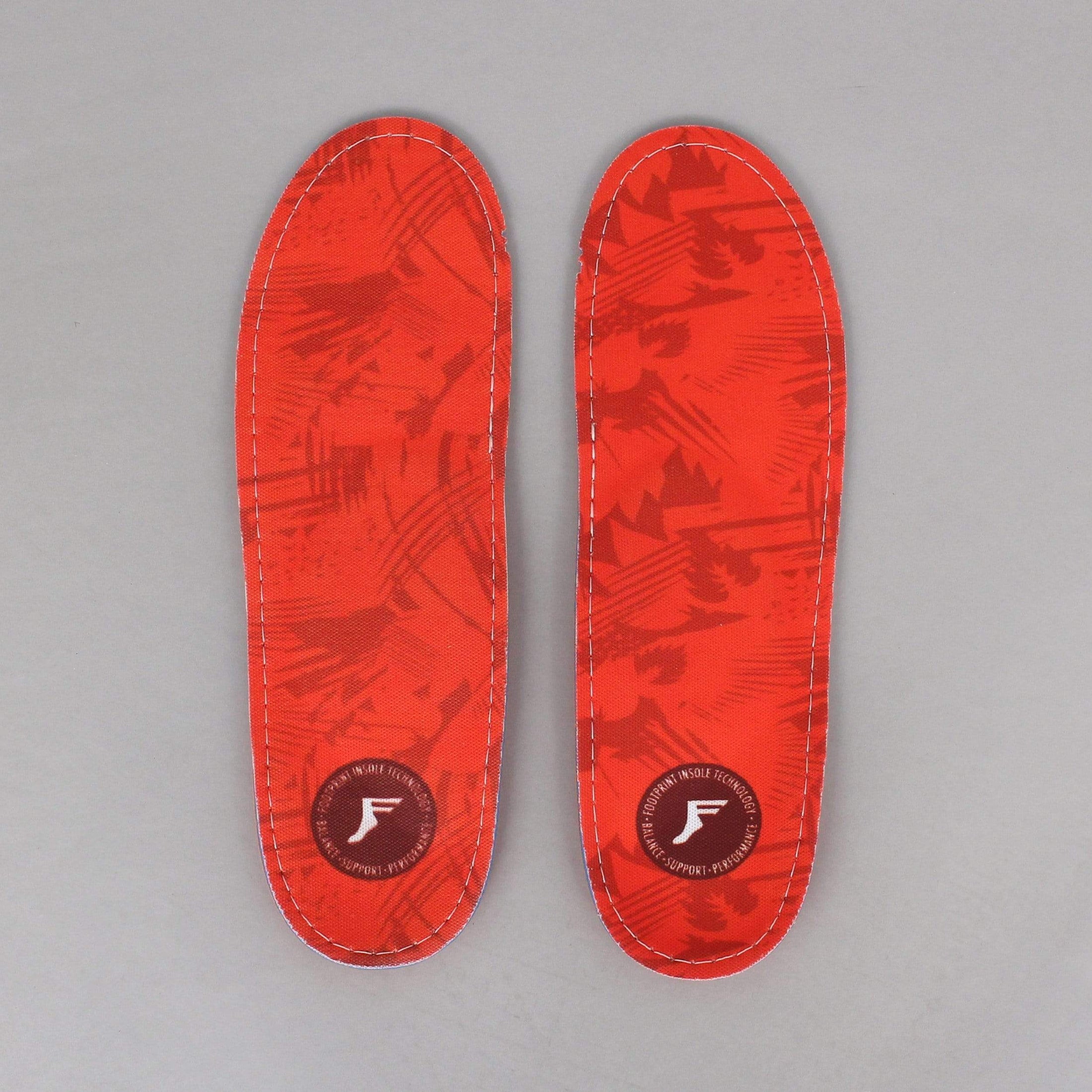 Footprint Kingfoam Orthotics Insoles Orange Camo