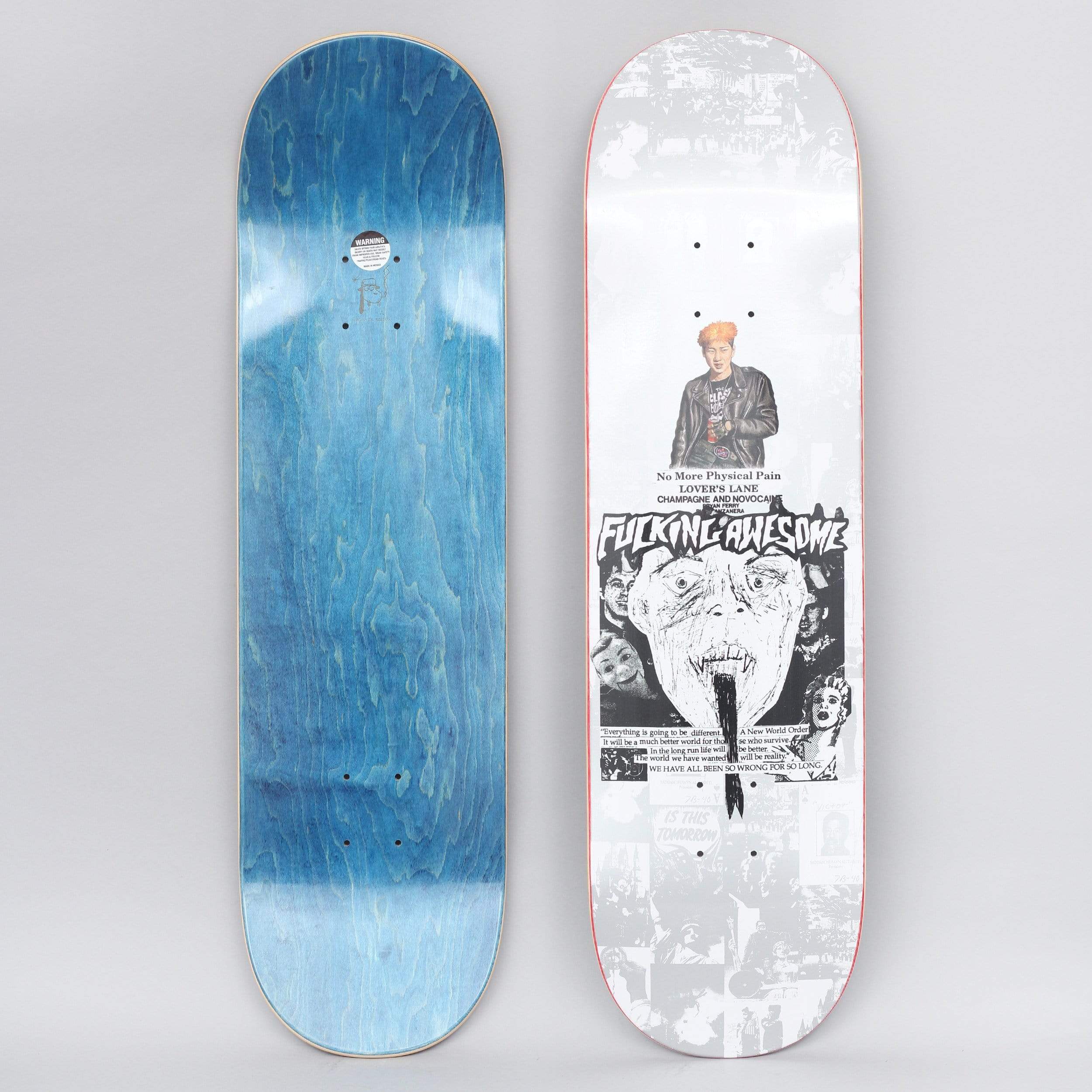 Fucking Awesome 8.5 Face Reality Skateboard Deck Silver – Slam