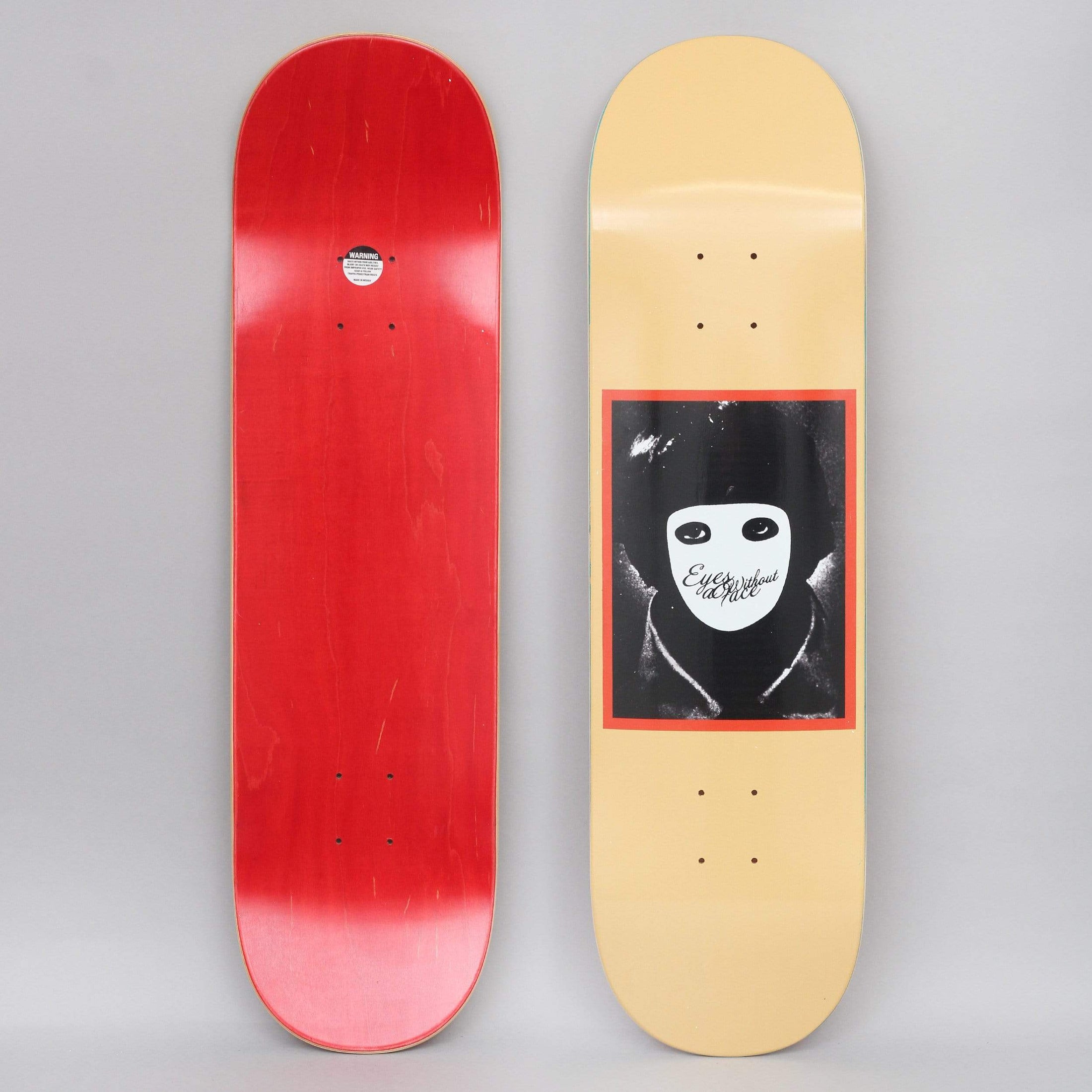 Hockey 8.25 No Face Skateboard Deck Yellow