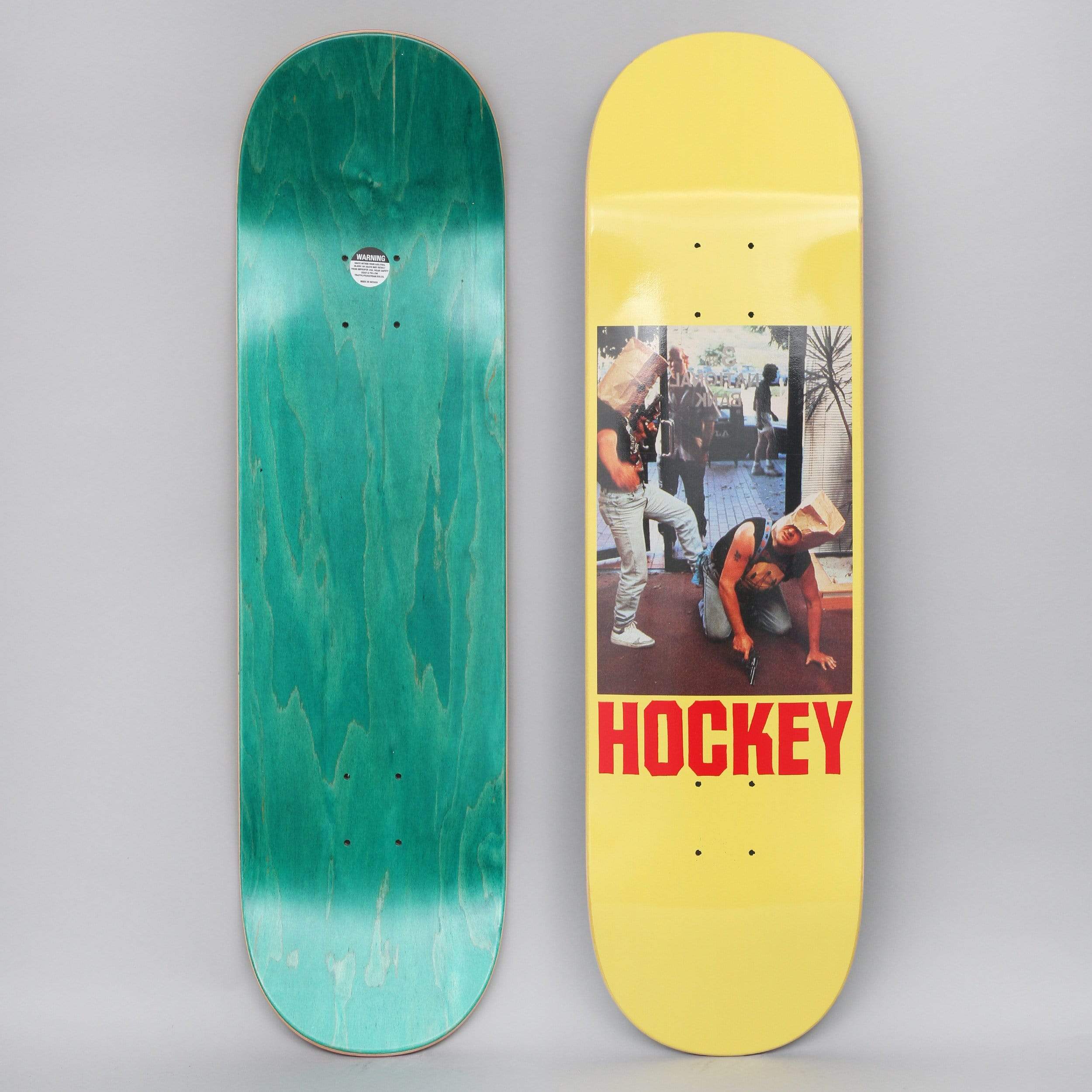 Hockey 8.5 Baghead 2 Skateboard Deck Yellow – Slam City Skates