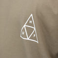 Load image into Gallery viewer, HUF Dystopia Triple Triangle T-Shirt Dried Herb
