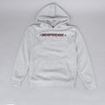 Load image into Gallery viewer, Independent Bar Cross Kids Hood Heather Grey
