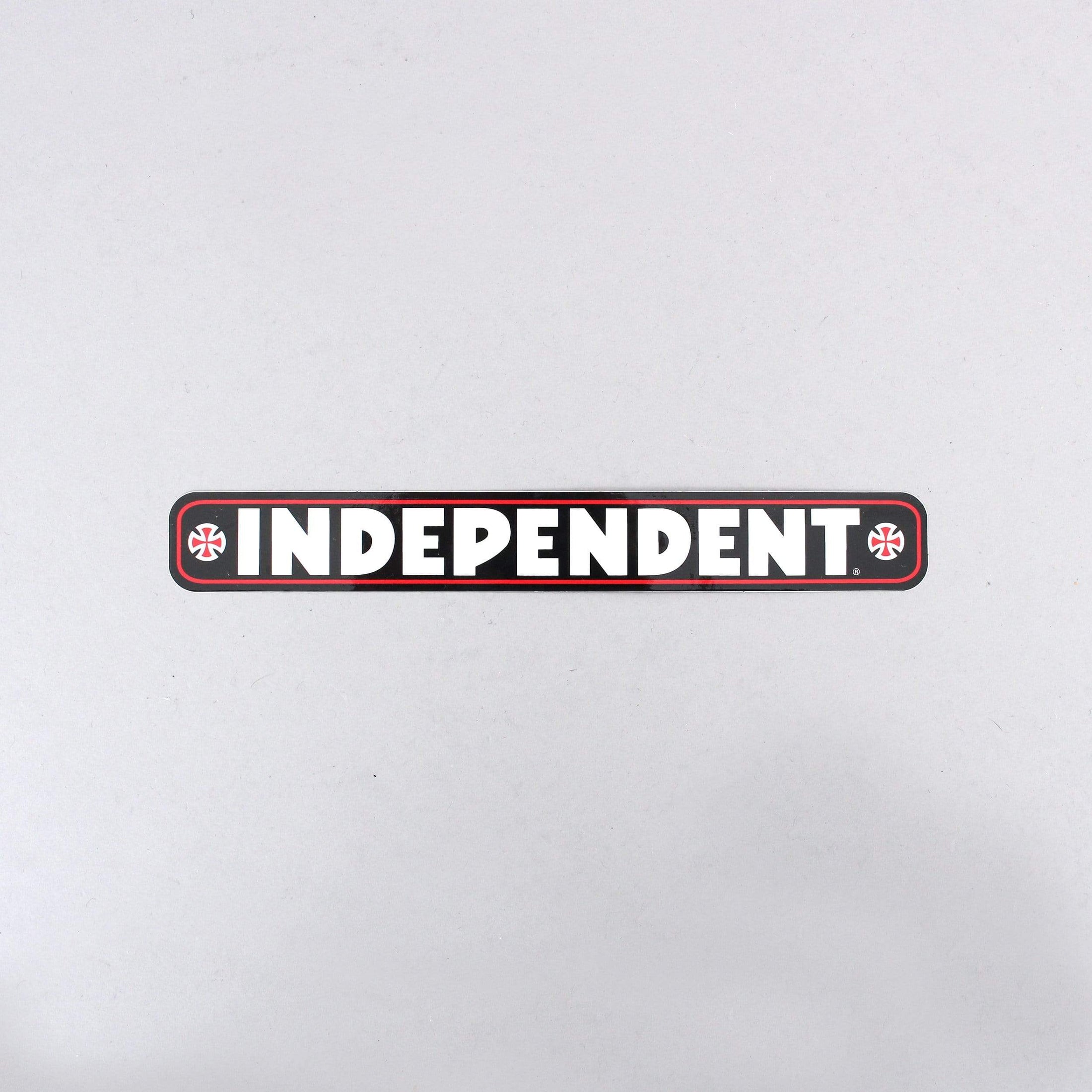 Independent Bar Logo Sticker Black