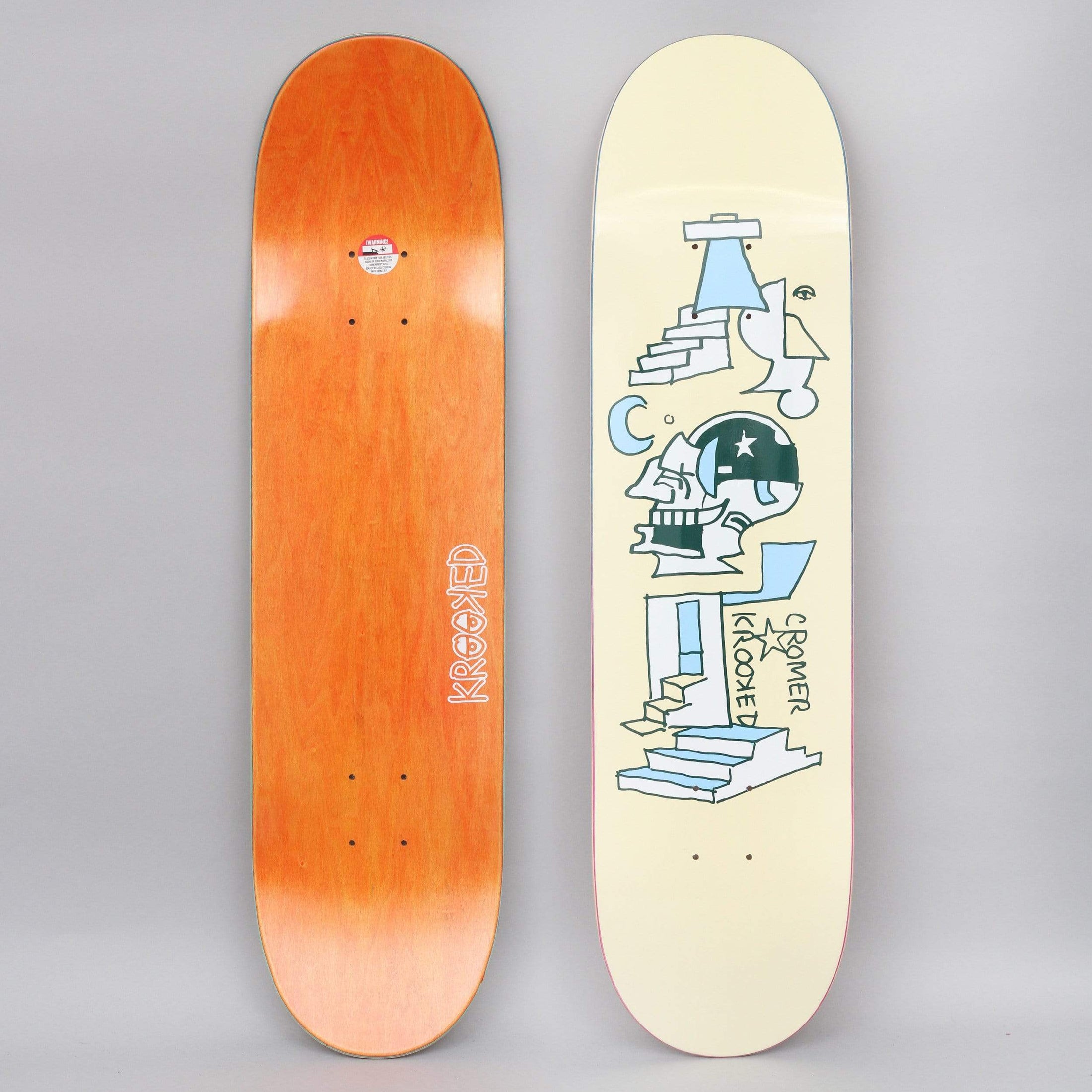 Krooked 8.25 Cromer Half Moon Skateboard Deck