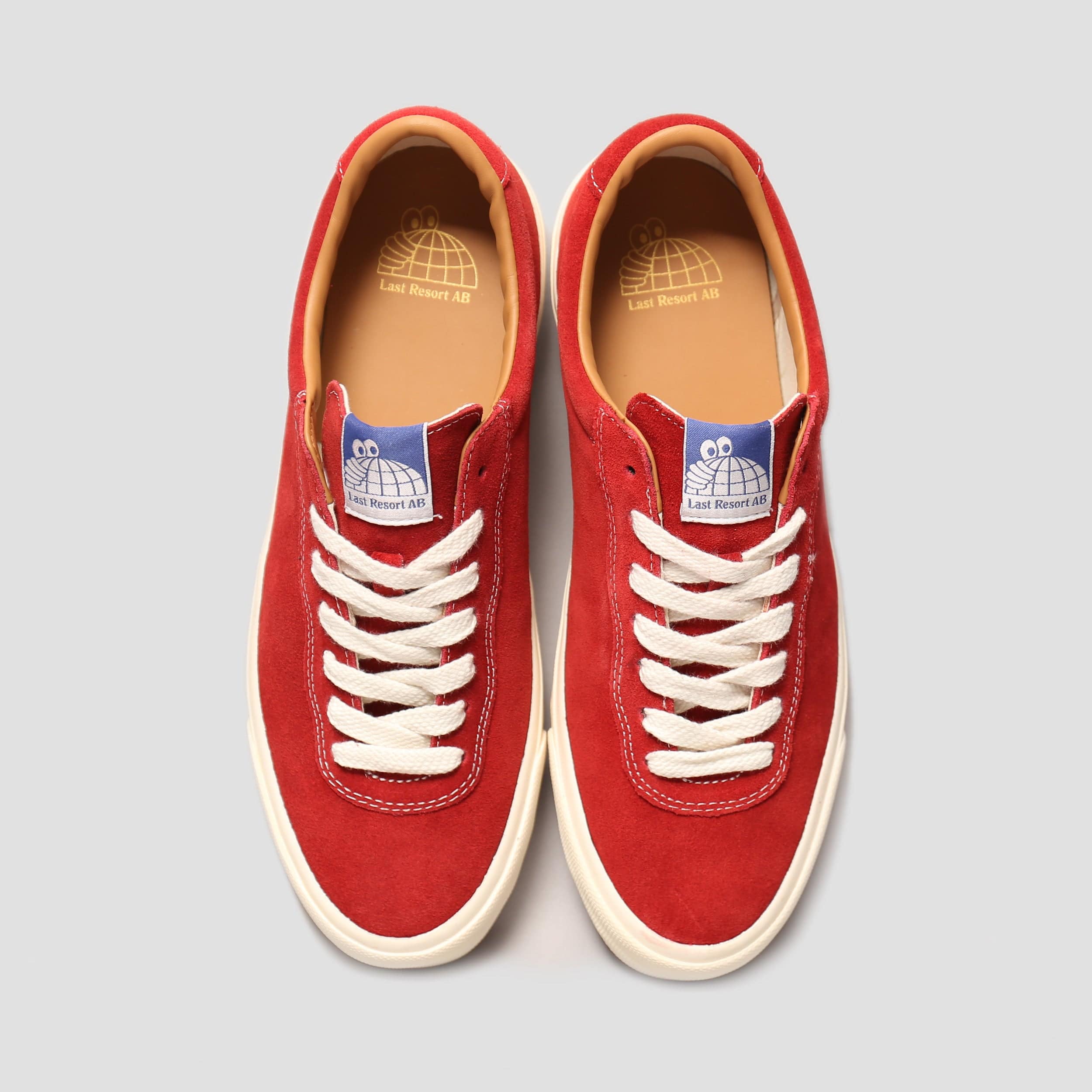 Last Resort VM001 Suede Lo Shoes Old Red / White – Slam City Skates