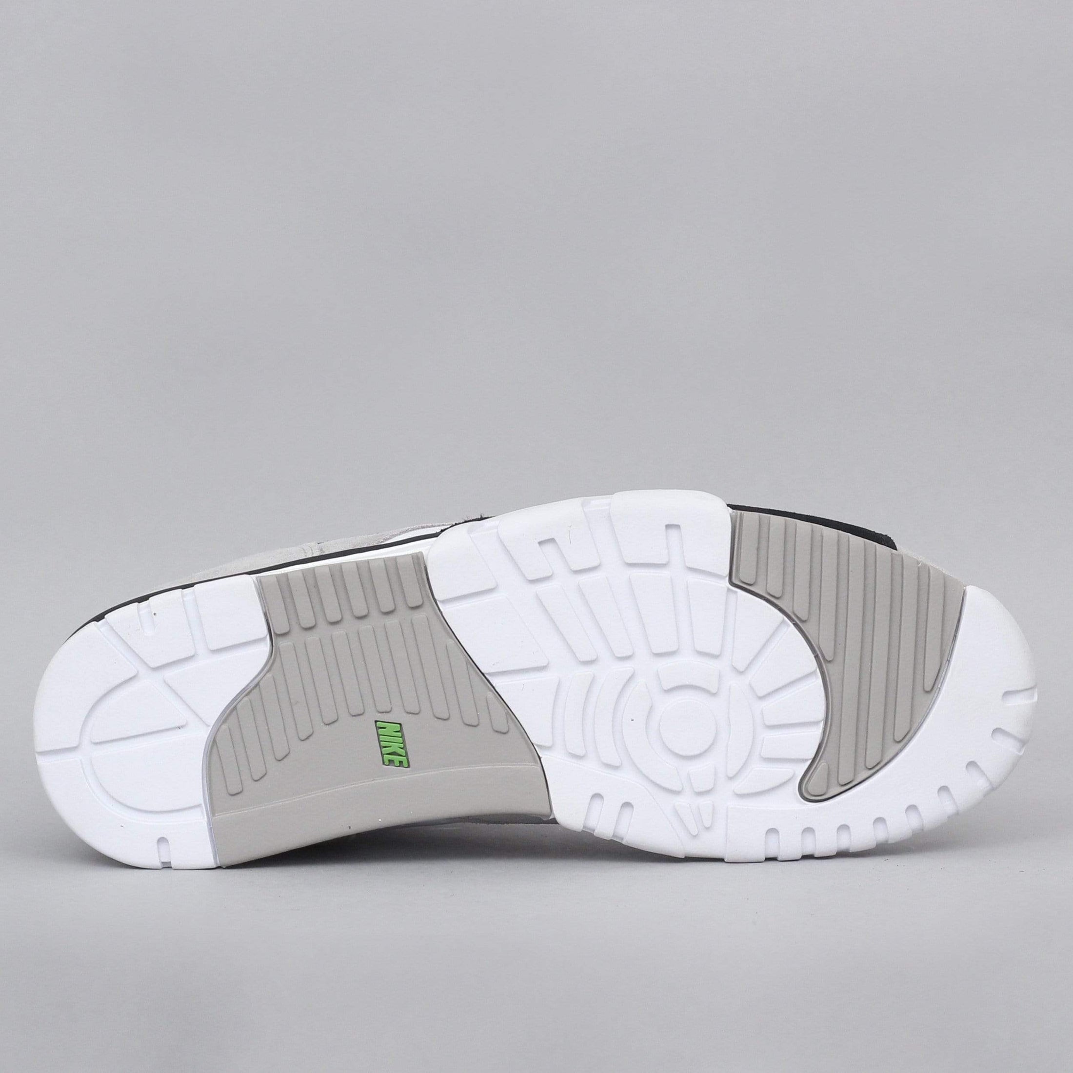 Nike SB Air Trainer I ISO Shoes Medium Grey / Black - White - Chlorophyll