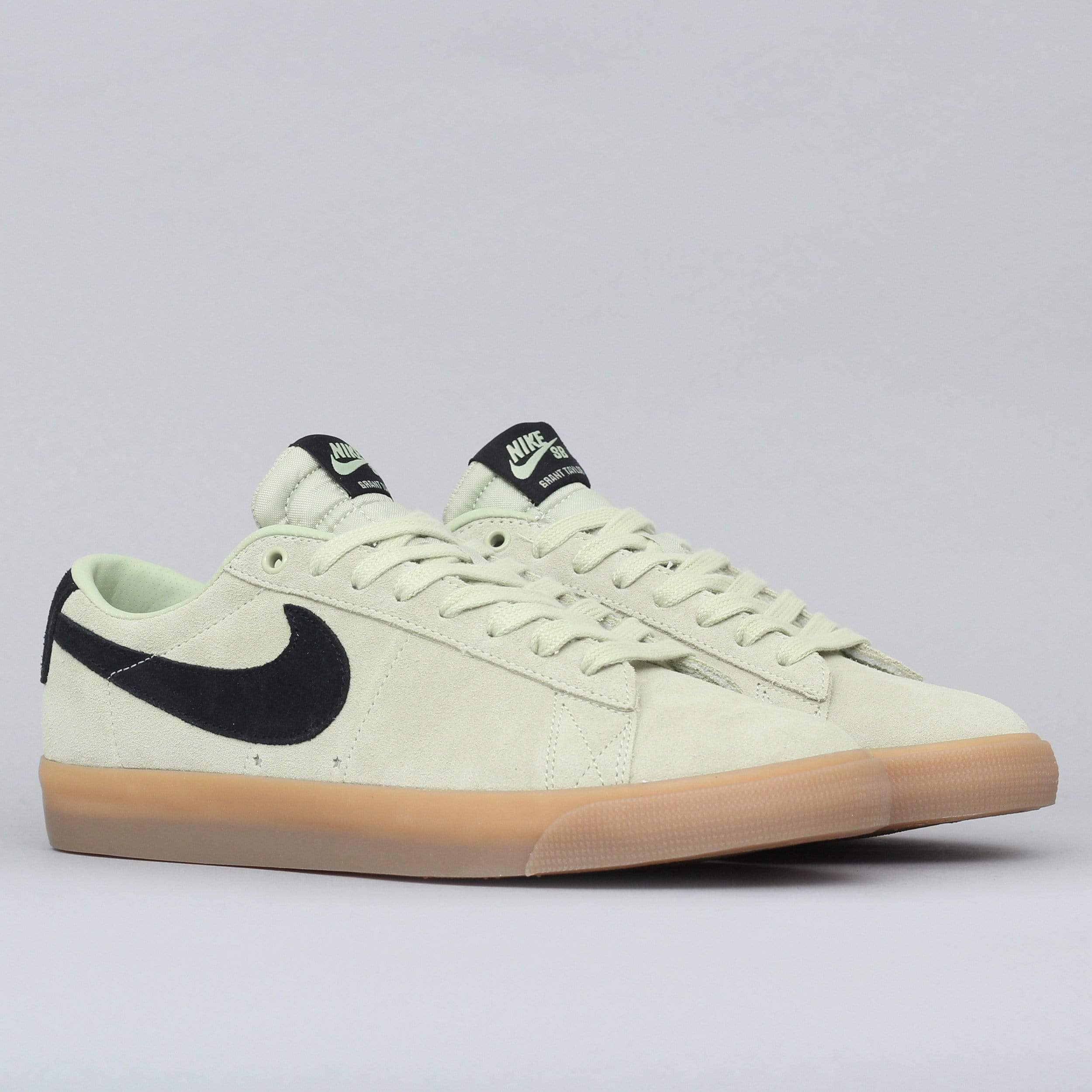 Nike SB Blazer Low GT Shoes Olive Aura / Black - Olive Aura – Slam