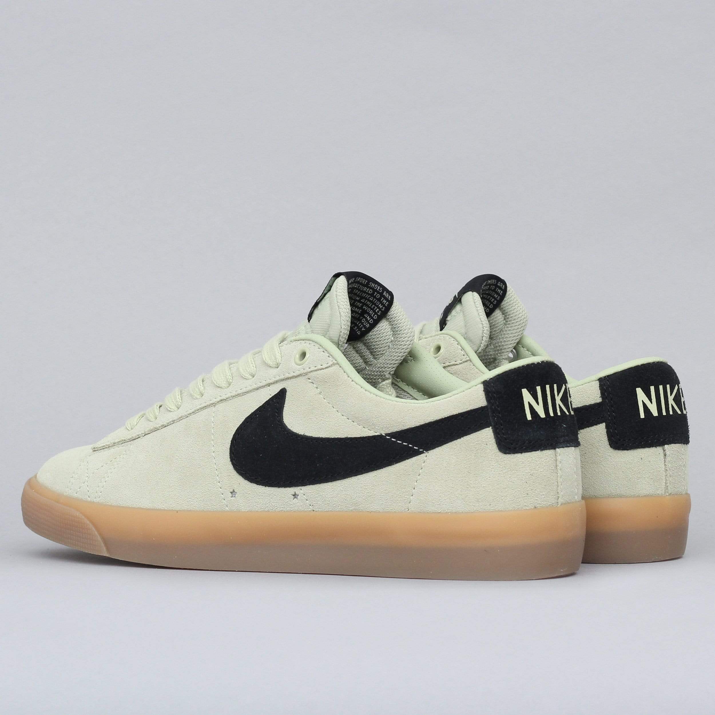 Nike SB Blazer Low GT Shoes Olive Aura / Black - Olive Aura – Slam