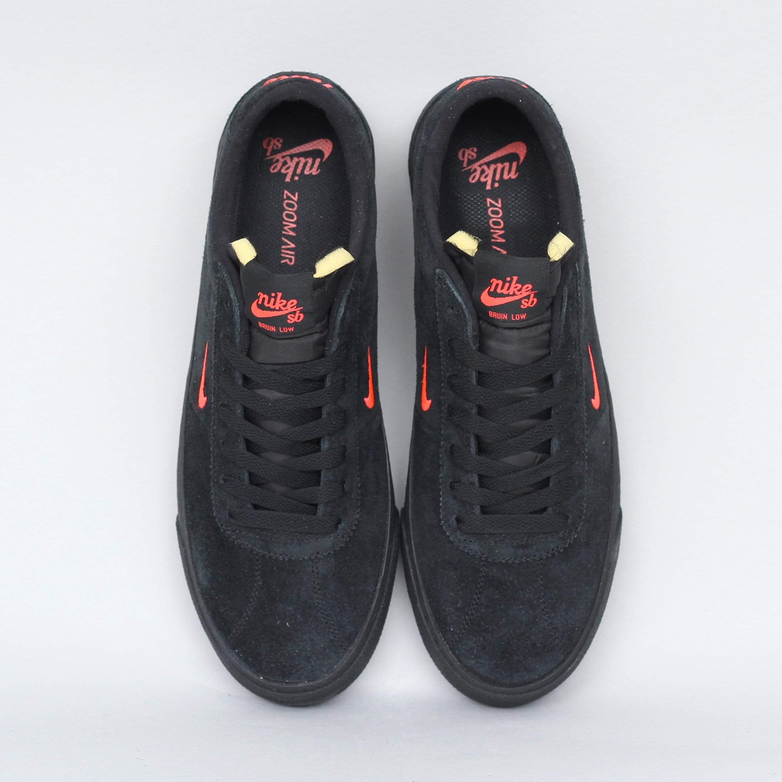 Sb zoom bruin skate shoe - black/bright clearance crimson