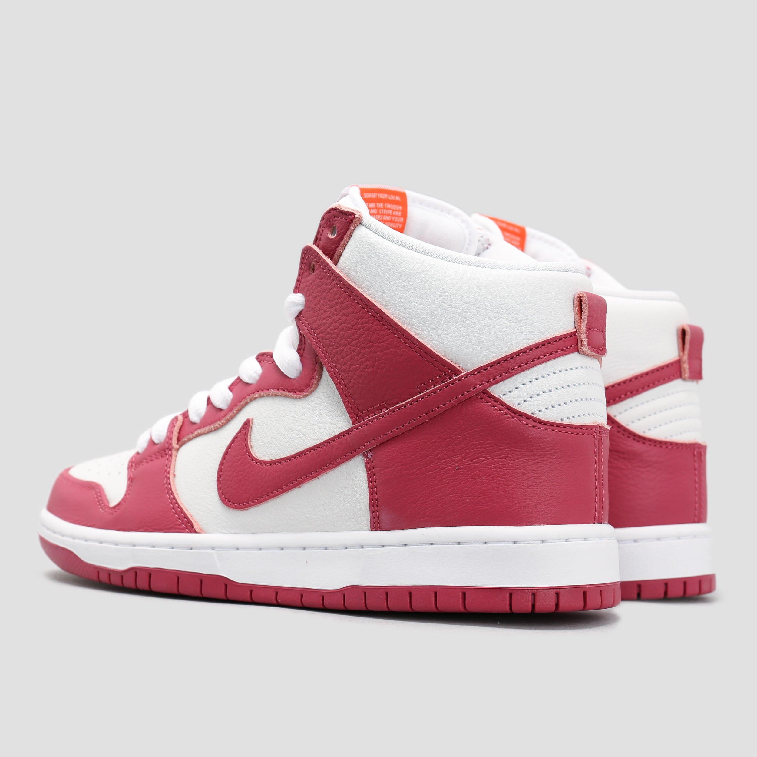 Nike SB Dunk High Pro ISO Shoes Sweet Beet / Sweet Beet - White - Sweet Beet