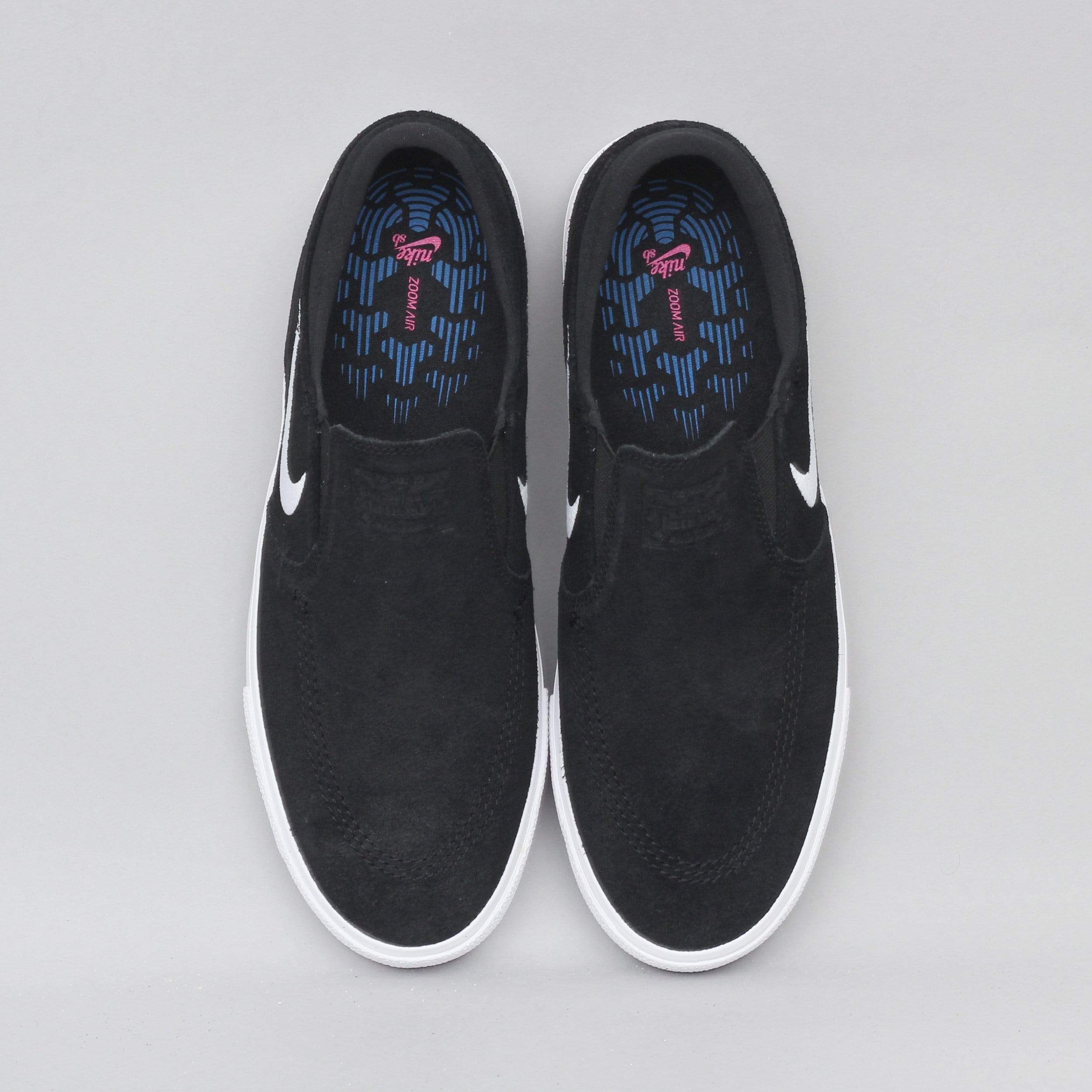 Sb janoski rm black  and  white clearance slip-on skate shoes