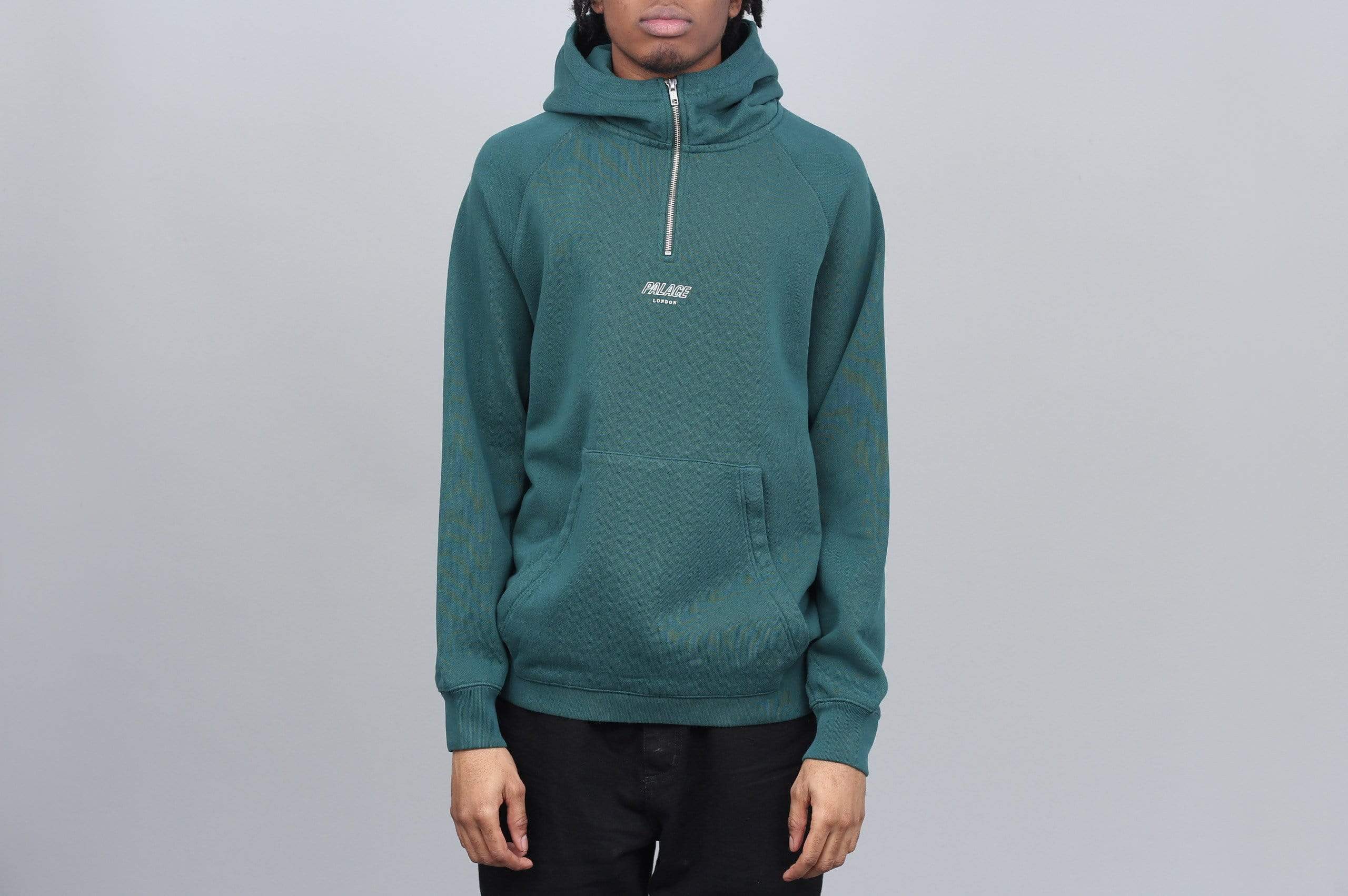 Palace q store zip hoodie