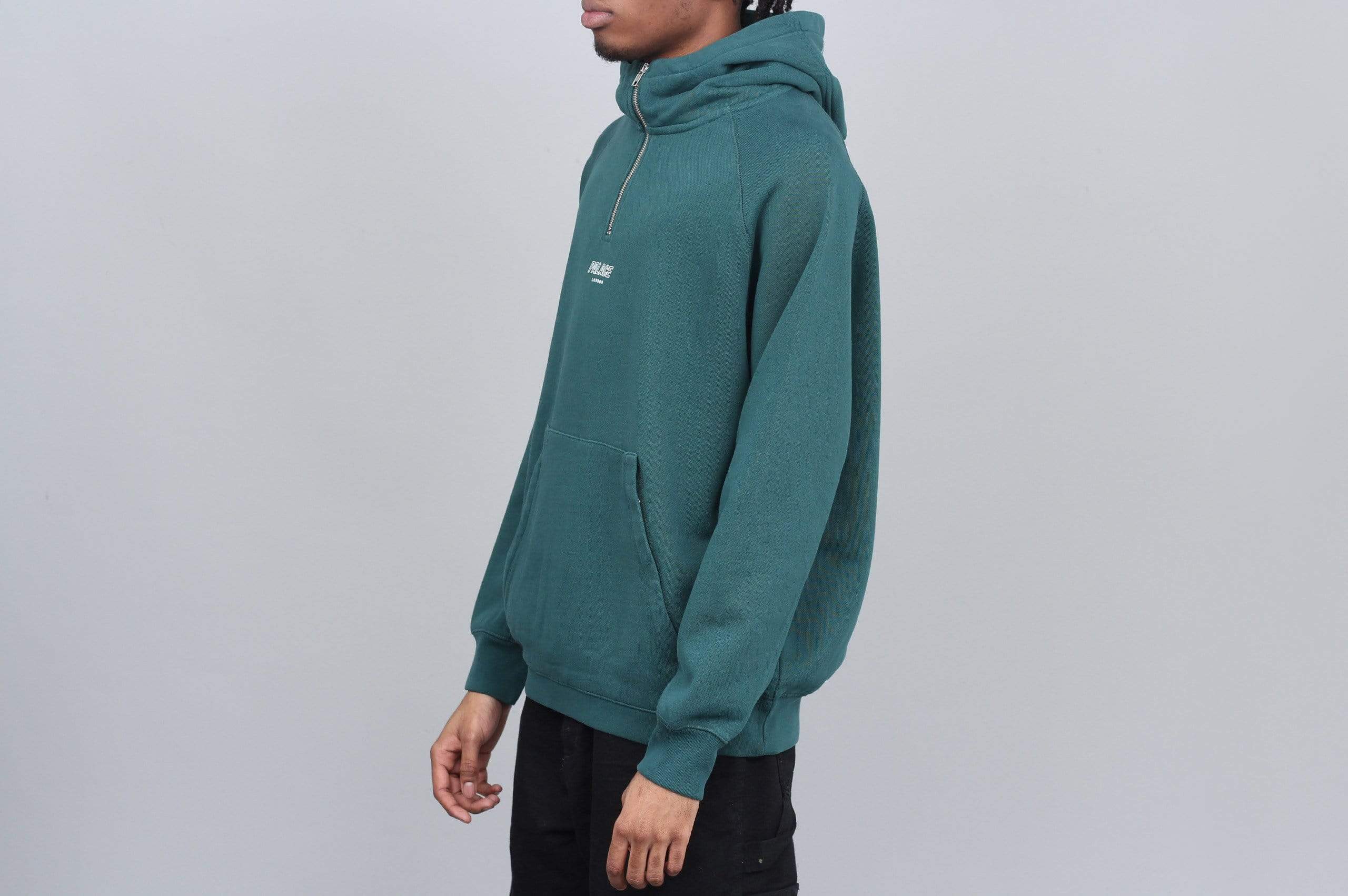 Palace q store zip hoodie