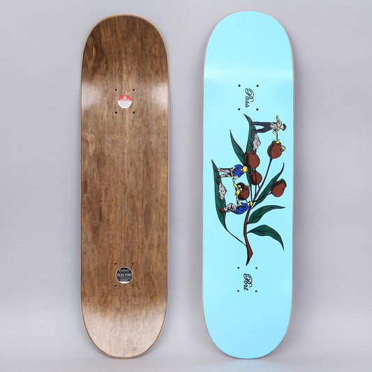 Passport 8.50 Mixer Working Floral Series Skateboard Deck Blue