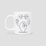 Polar Head Space Mug White