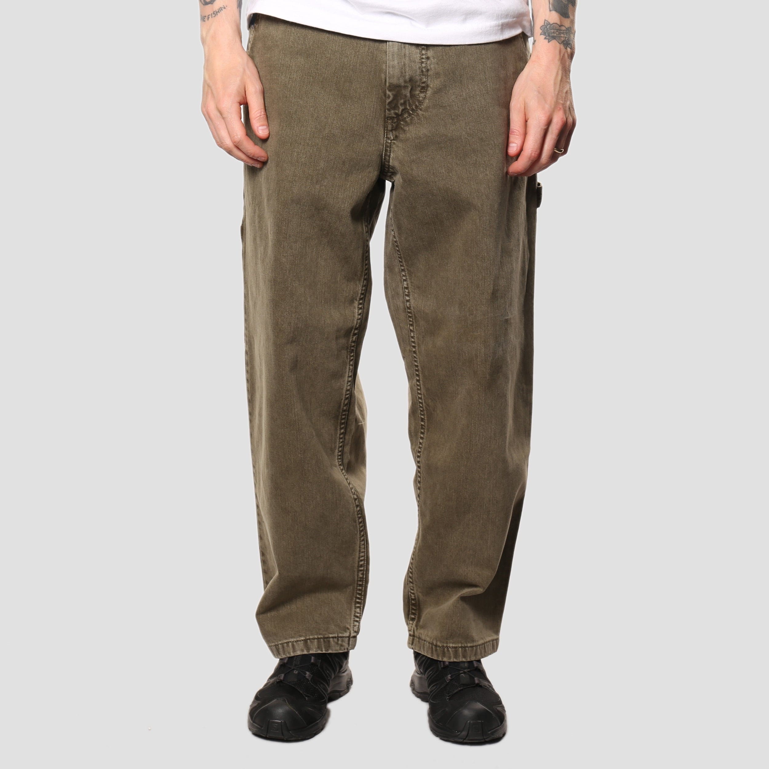 Polar Big Boy Work Pants Army Green