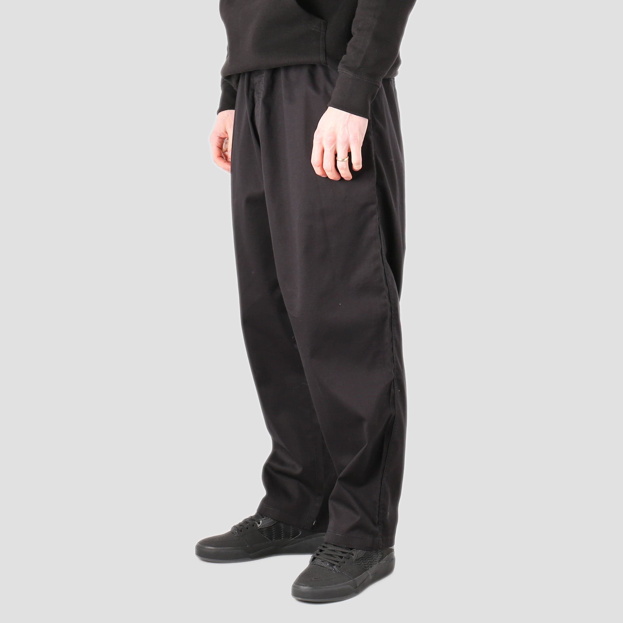 Polar Surf Pants Black from Slam City Skates London UK