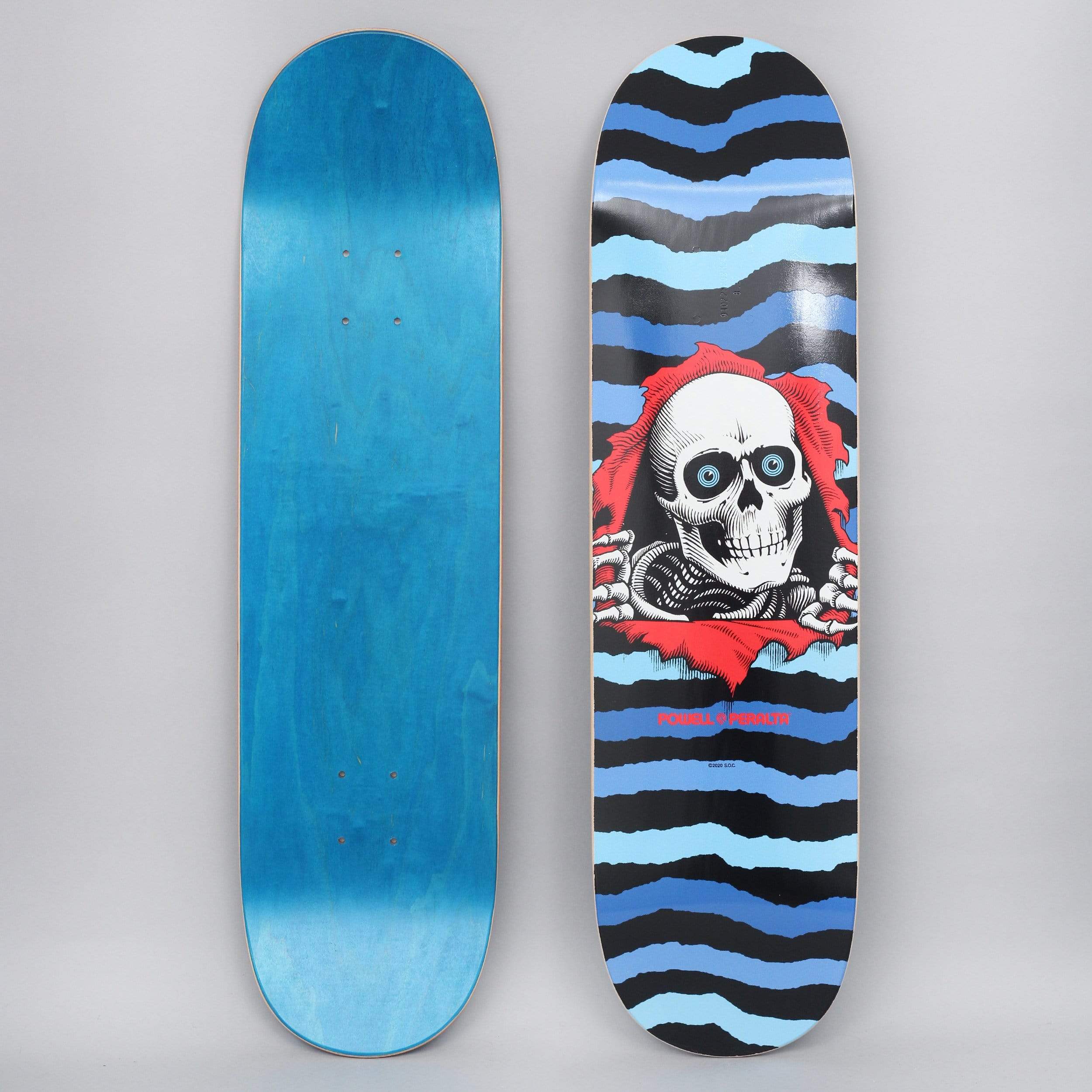 Powell Peralta 8.25 Ripper Shape 243 Skateboard Deck Blue - Slam City ...