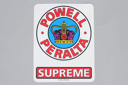 Powell Peralta Supreme Sticker Red / White / Blue