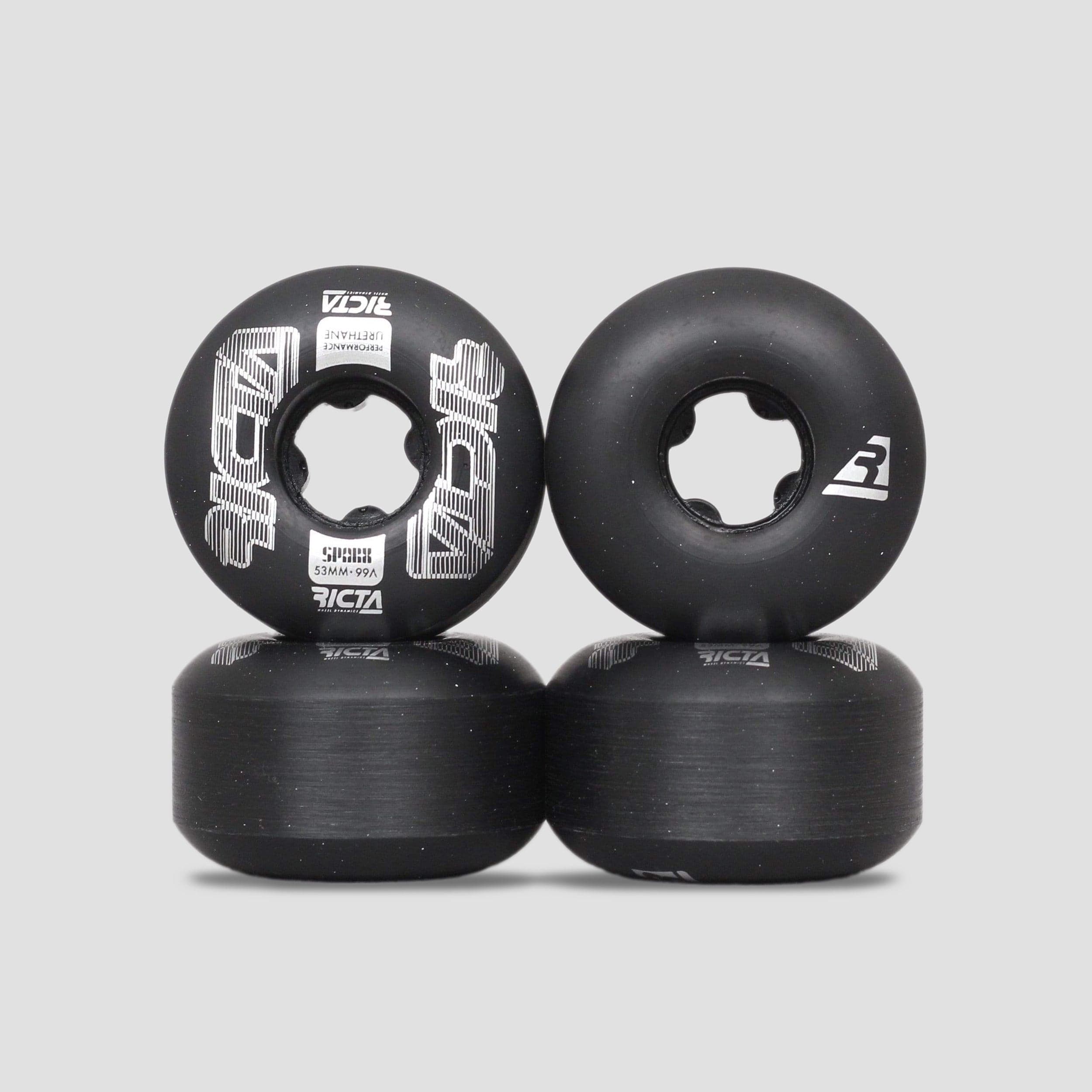 Ricta 53mm 99A Framework Sparx Skateboard Wheels Black – Slam City