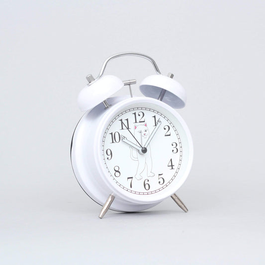 RIPNDIP Fucking Late Custom Alarm Clock White