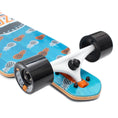 Load image into Gallery viewer, Santa Cruz 41 Tropic Dot drop Thru Complete Longboard Blue
