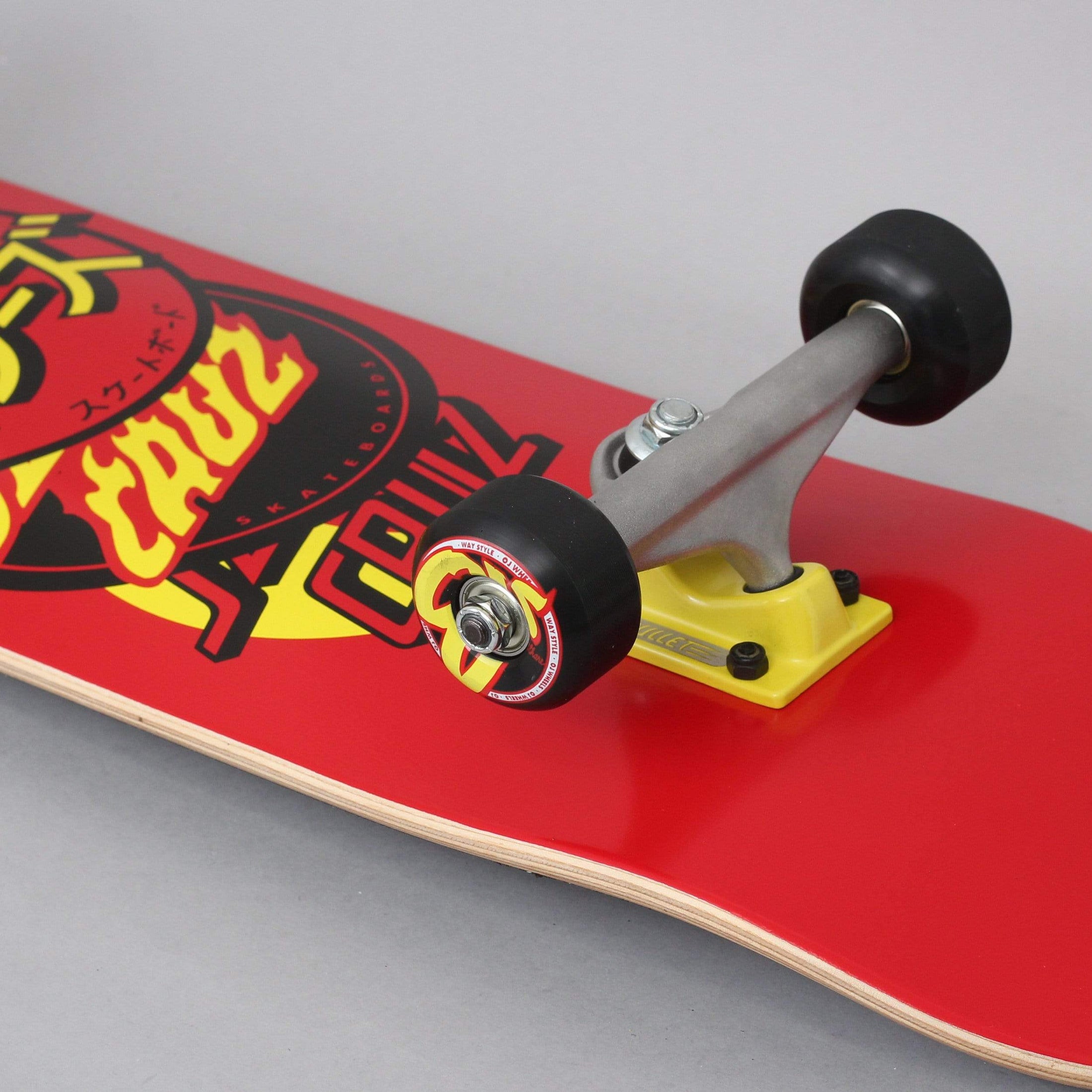 Santa Cruz 8.0 Group Dot Complete Skateboard Red