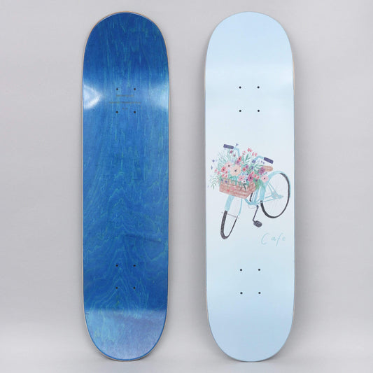 Skateboard Cafe 8 Flower Basket Skateboard Deck White / Blue