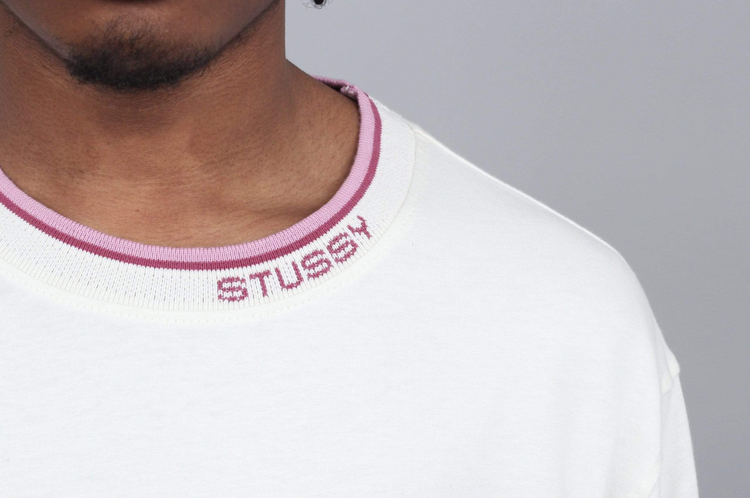 Stussy Michael Longsleeve Crew Natural