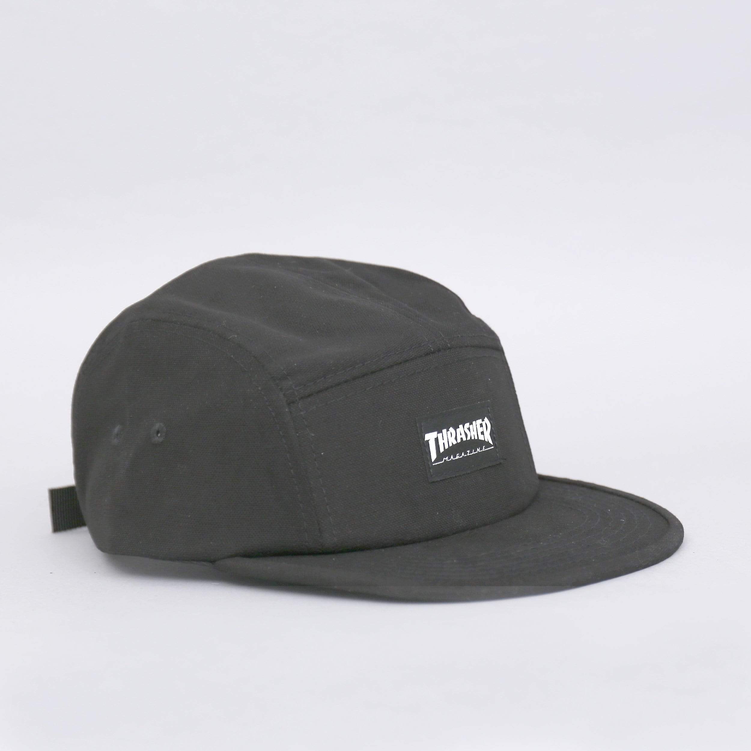 Thrasher 5 Panel Cap Black