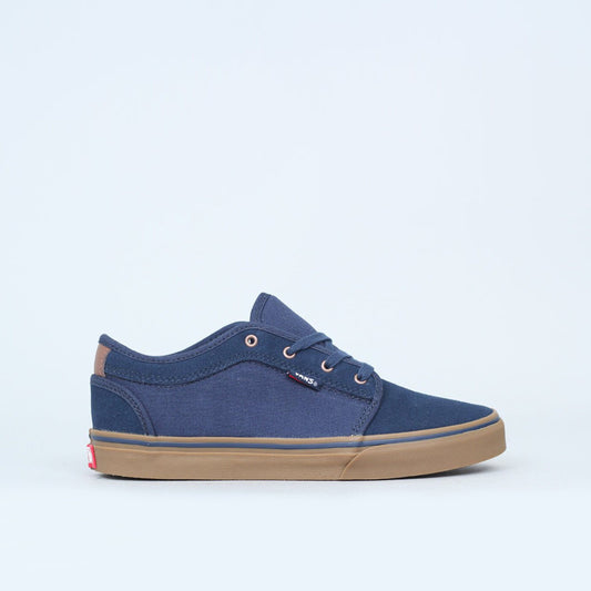 Vans Chukka Low Youth Shoes Rich Navy / Gum