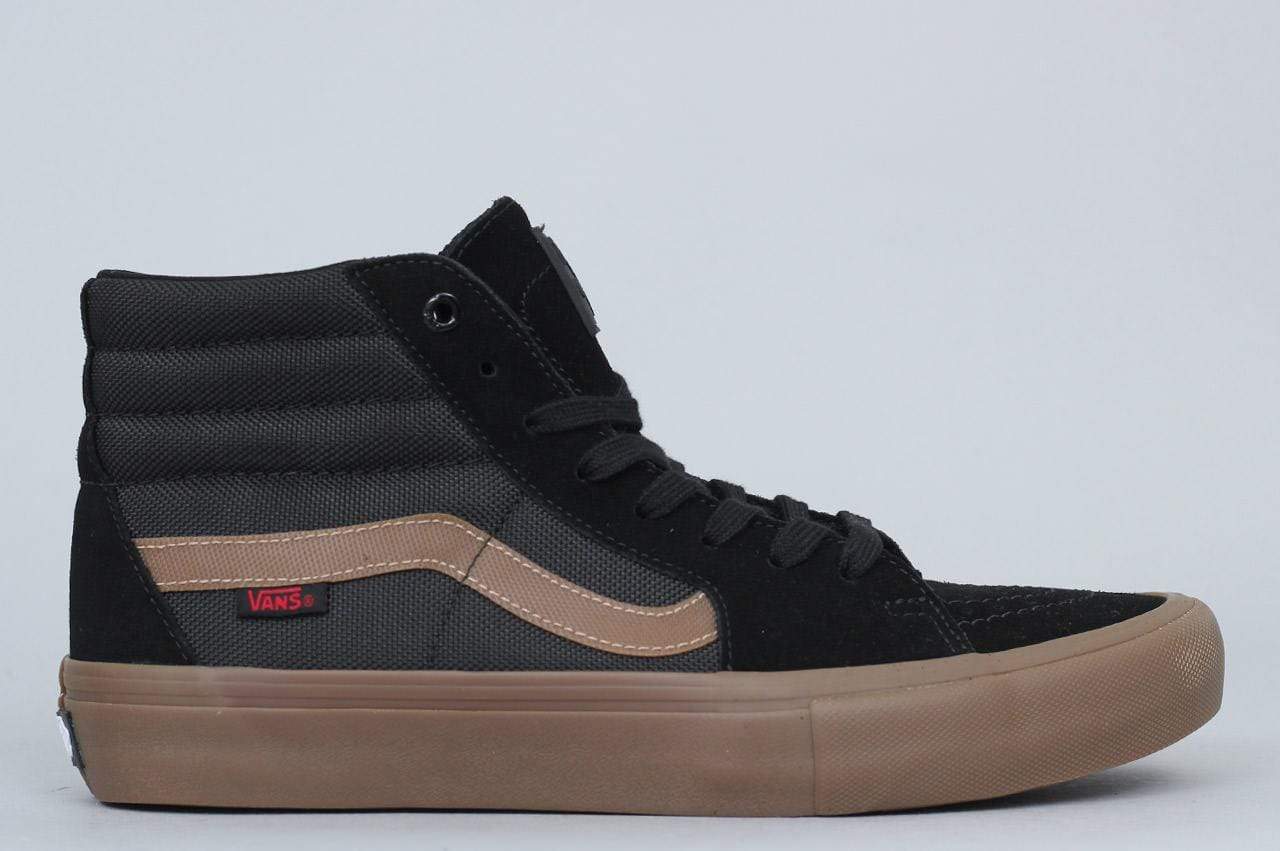 Vans Sk8-Hi Pro Shoes (Thrasher) Black / Gum from Slam City Skates