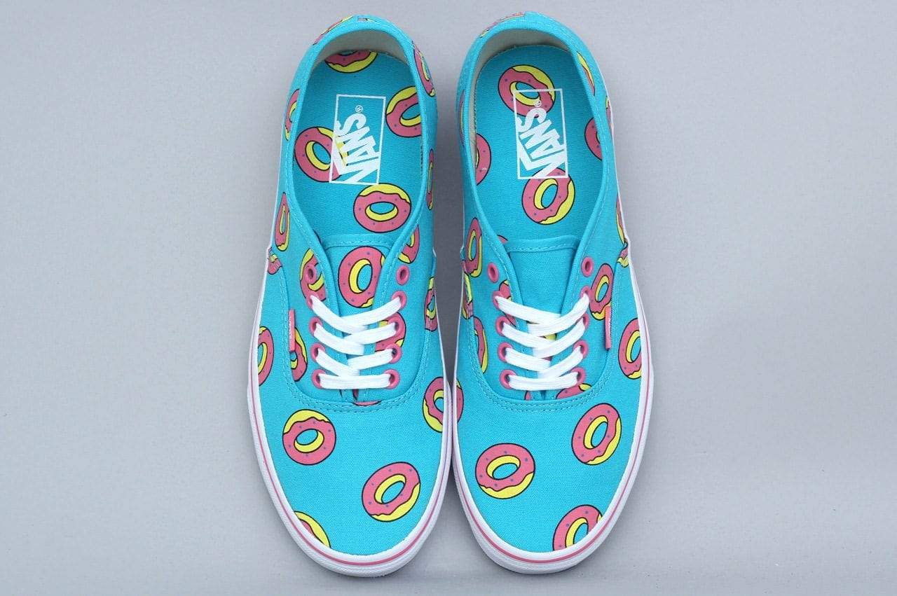 Vans odd future authentic scuba blue sale donut shoes