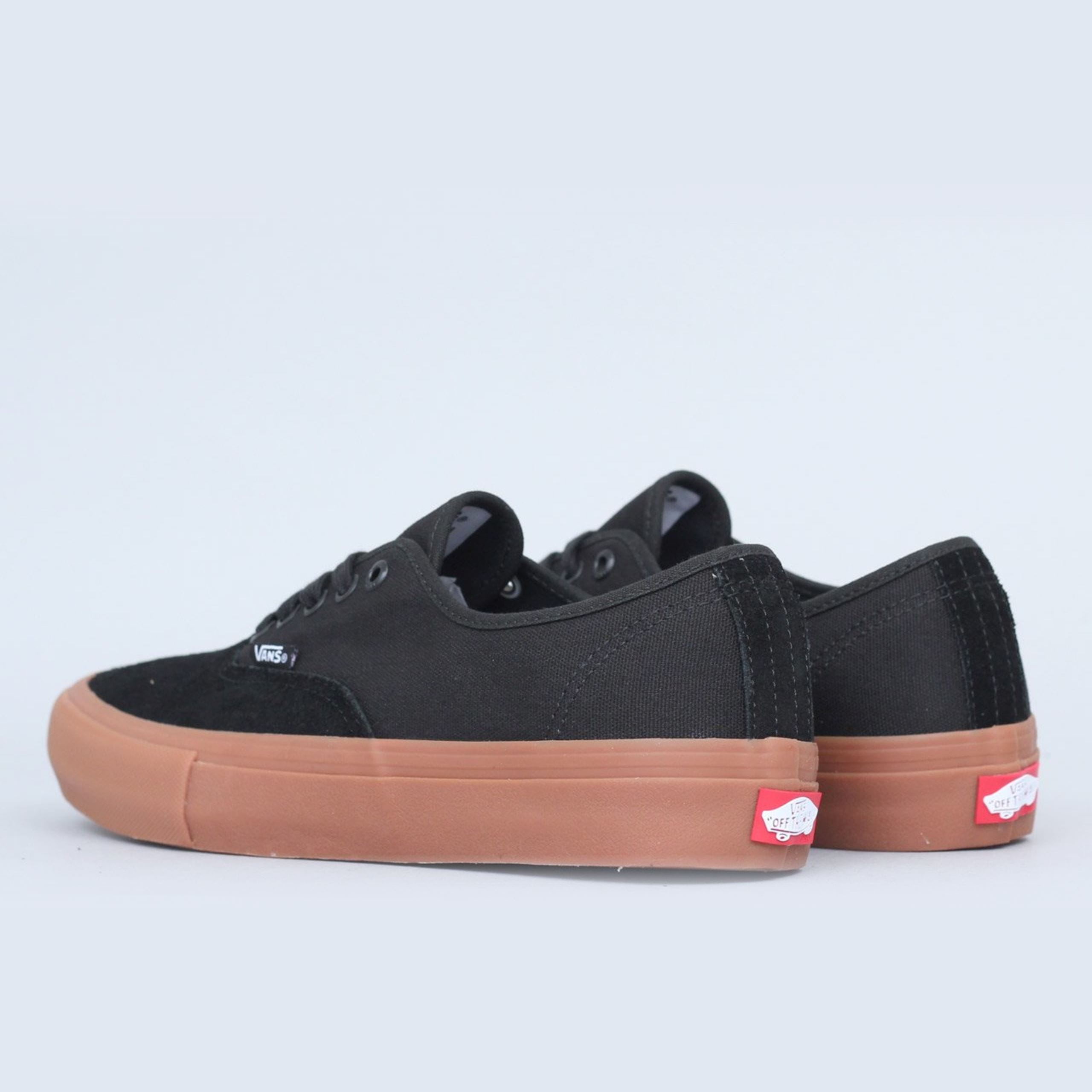 Vans authentic pro 2024 shoes black classic gum