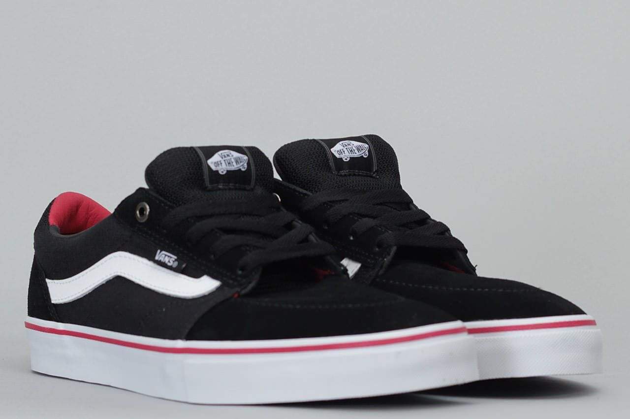 Vans lindero 2 black and white shoes sale