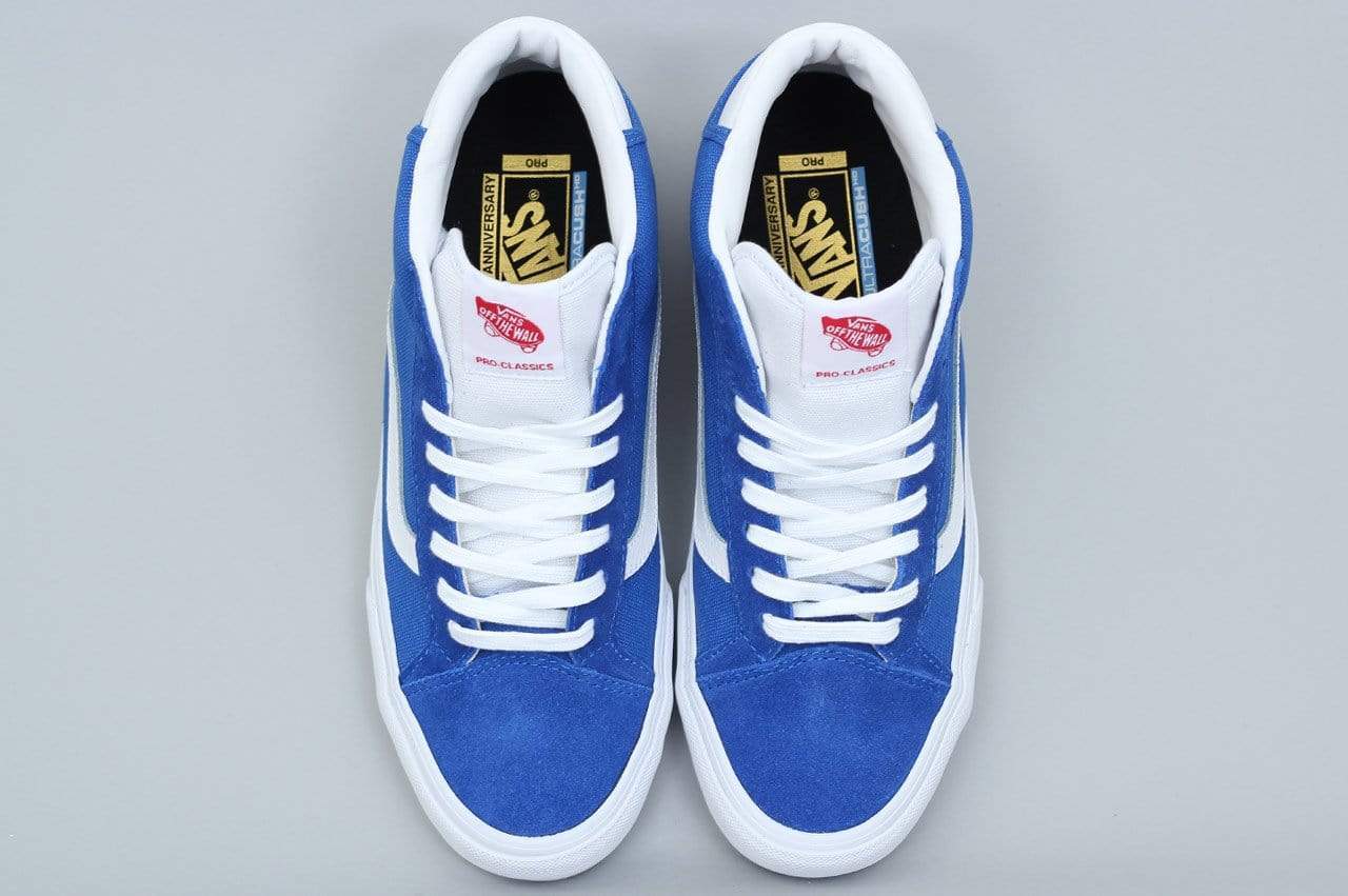 Vans Mid Skool Pro 50th Anniversary '79 Shoes Blue / White – Slam