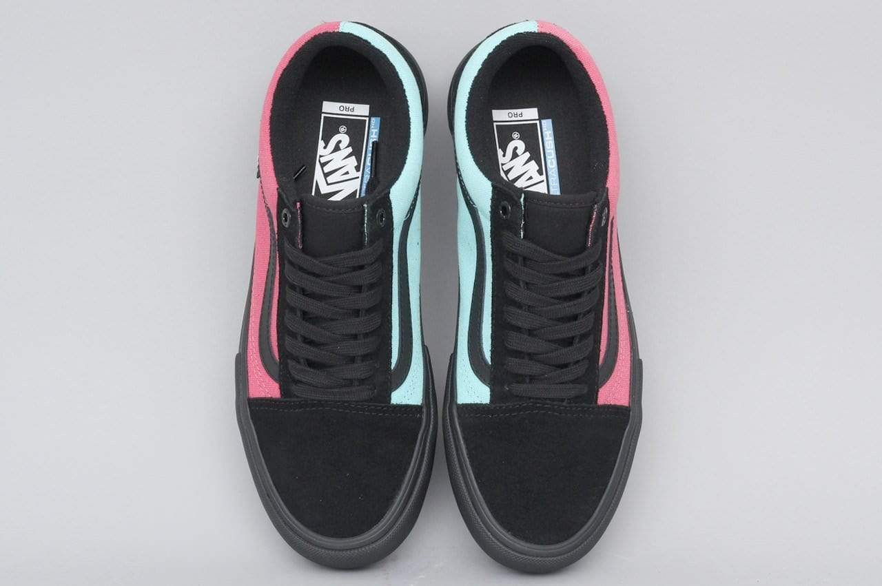 Vans black clearance rose shoes