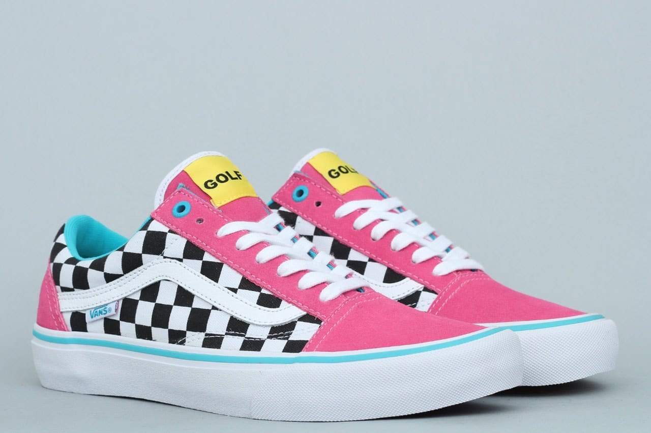 Vans shoe pink or on sale teal