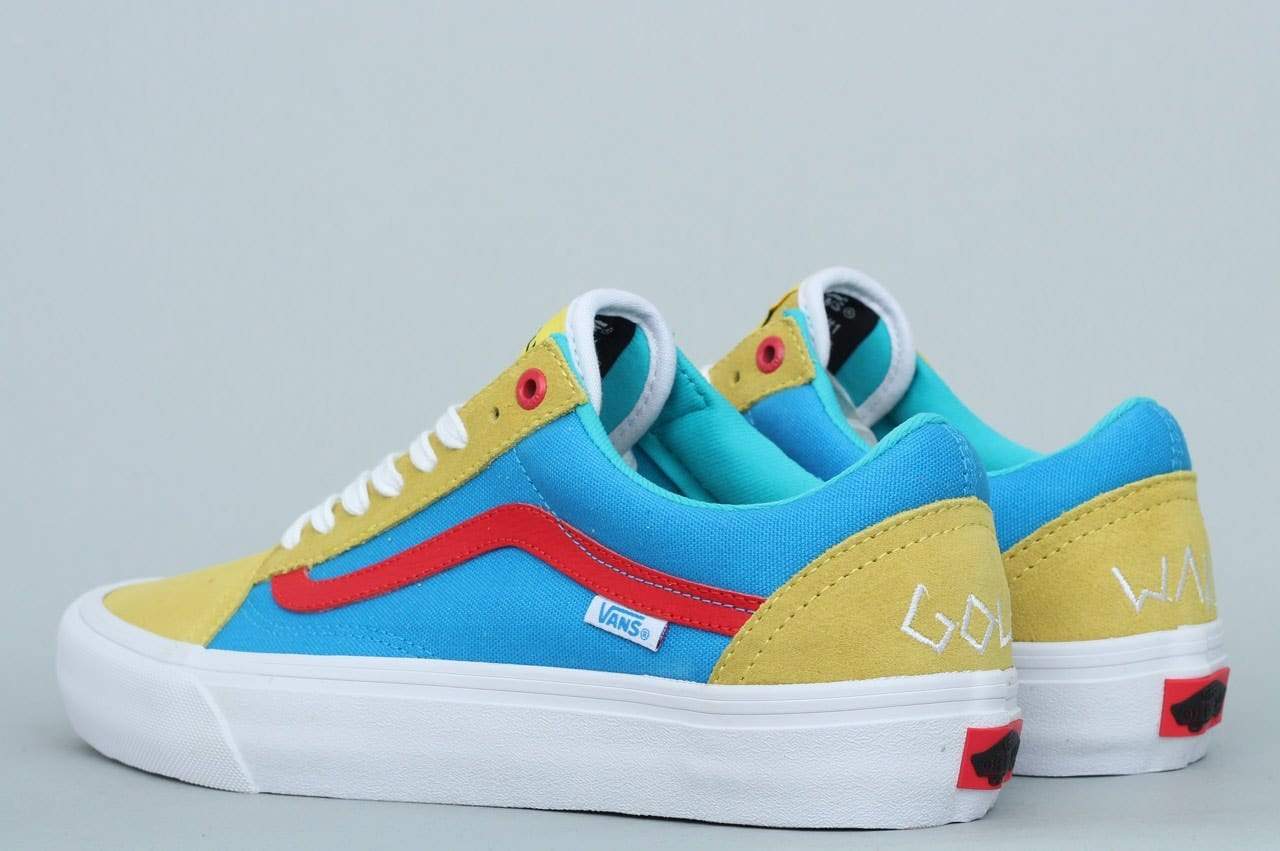 Vans old skool blue 2024 red