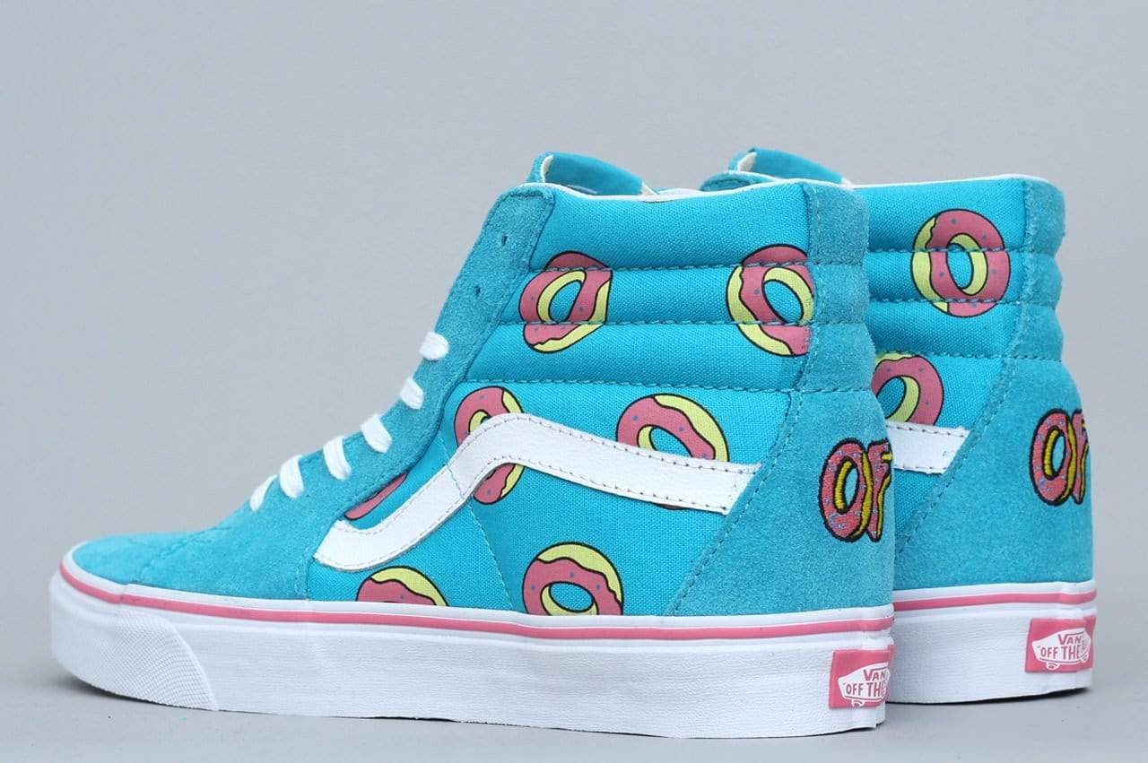 Vans Sk8 Hi OF Donut Shoes Scuba Blue