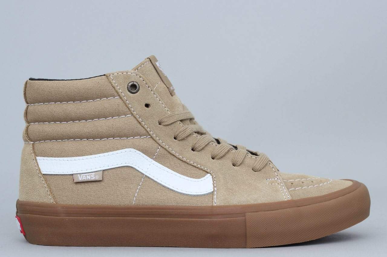 Vans sk8 hi pro gum hot sale