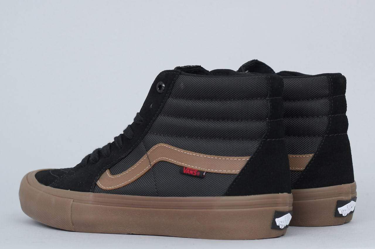 Vans sk8 hi on sale pro black gum