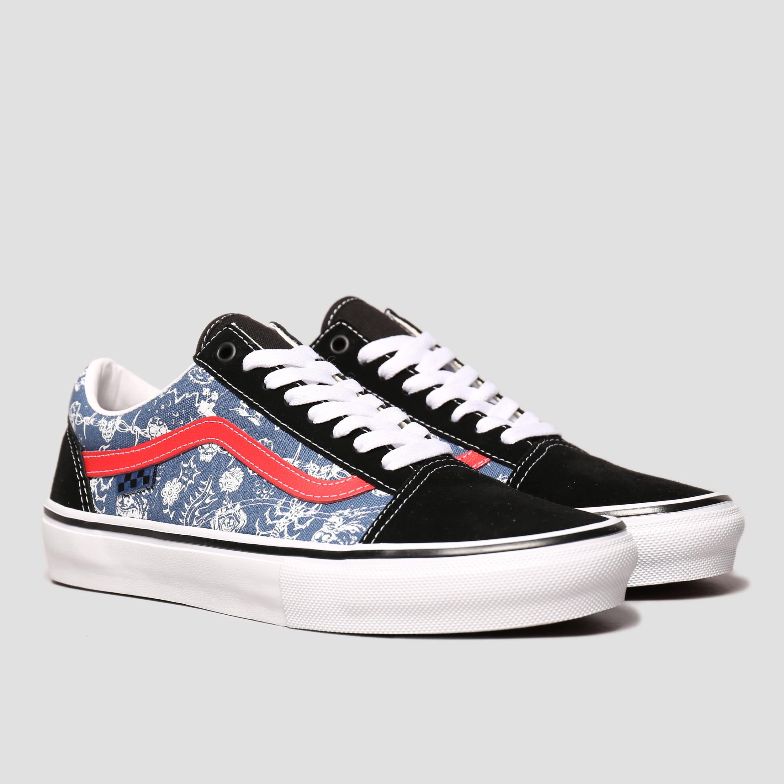 Vans Skate Old Skool Shoes Gigliotti Black / Blue – Slam City Skates