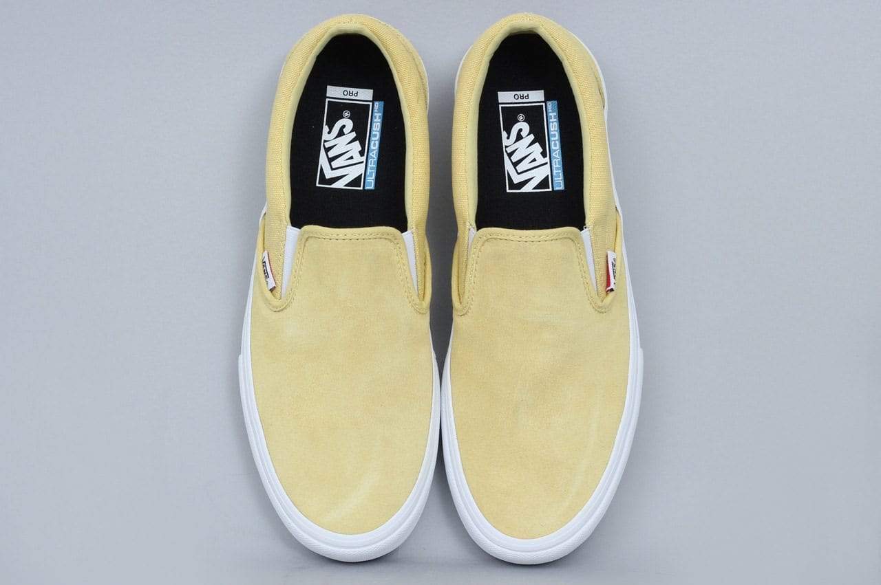 Vans slip on pro shop shoes - dusky citron