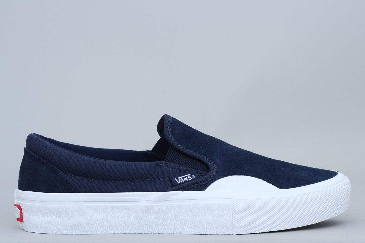 Vans Slip On Pro Shoes Rubber Dress Blues White Vans from Slam