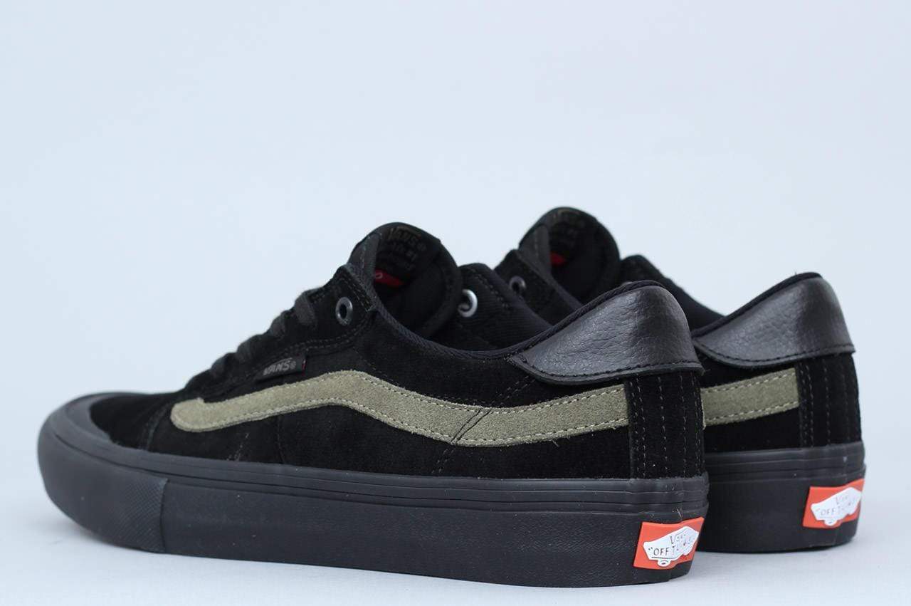 Vans Style 112 Pro Shoes Dakota Roche Black Burnt Olive from Slam City Skates London UK