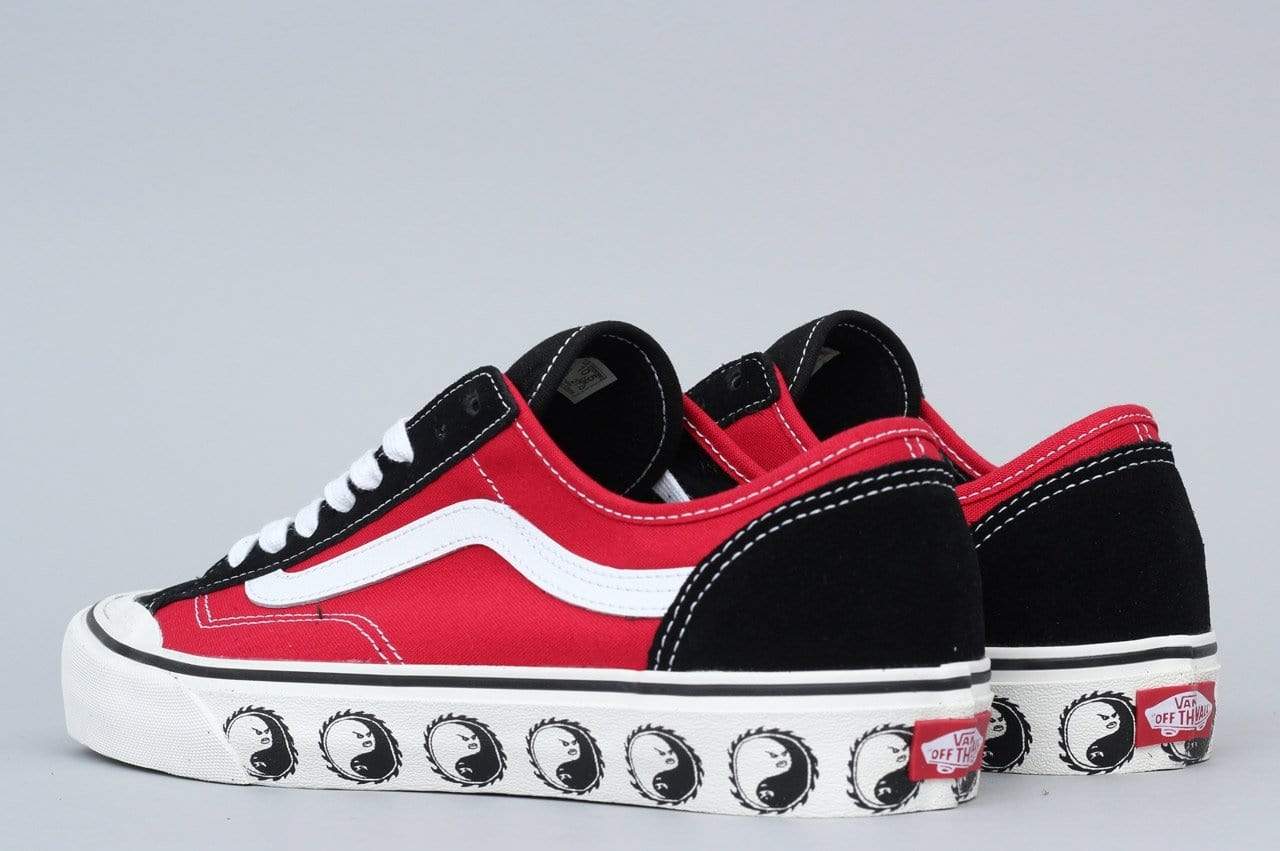 Vans style 36 dane reynolds black red sale