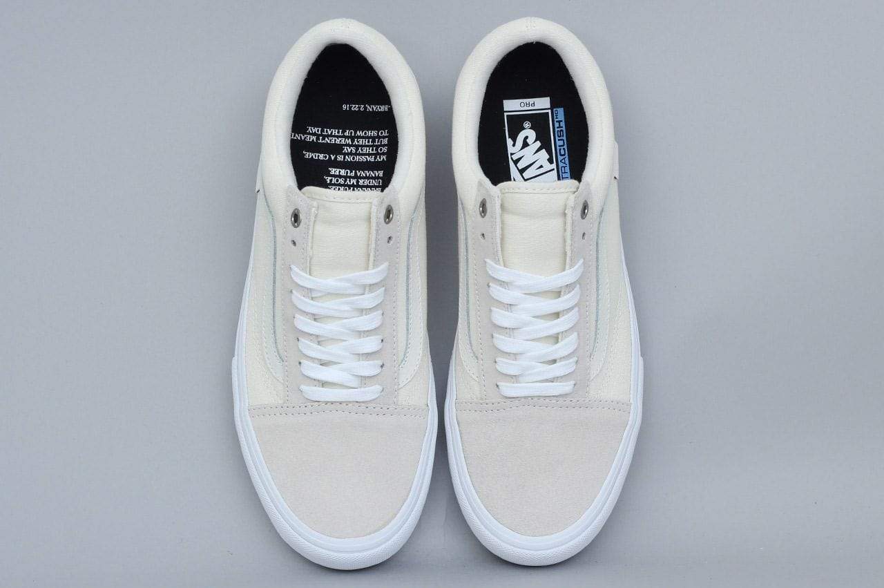 Vans X Dime Old Skool Pro Shoes Marshmallow / White